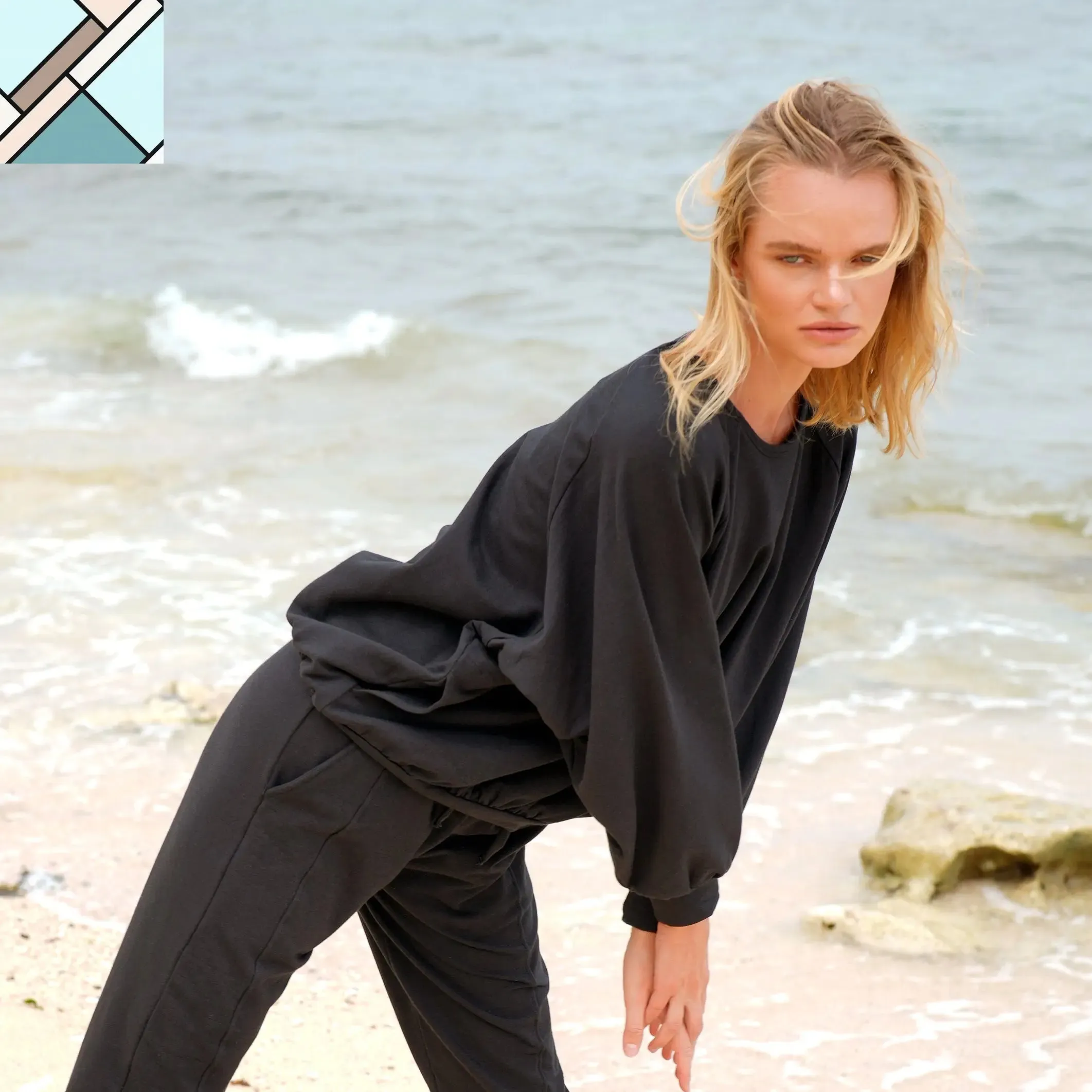HALEY Bamboo Fleece Sweaters, in Off White by BrunnaCo
