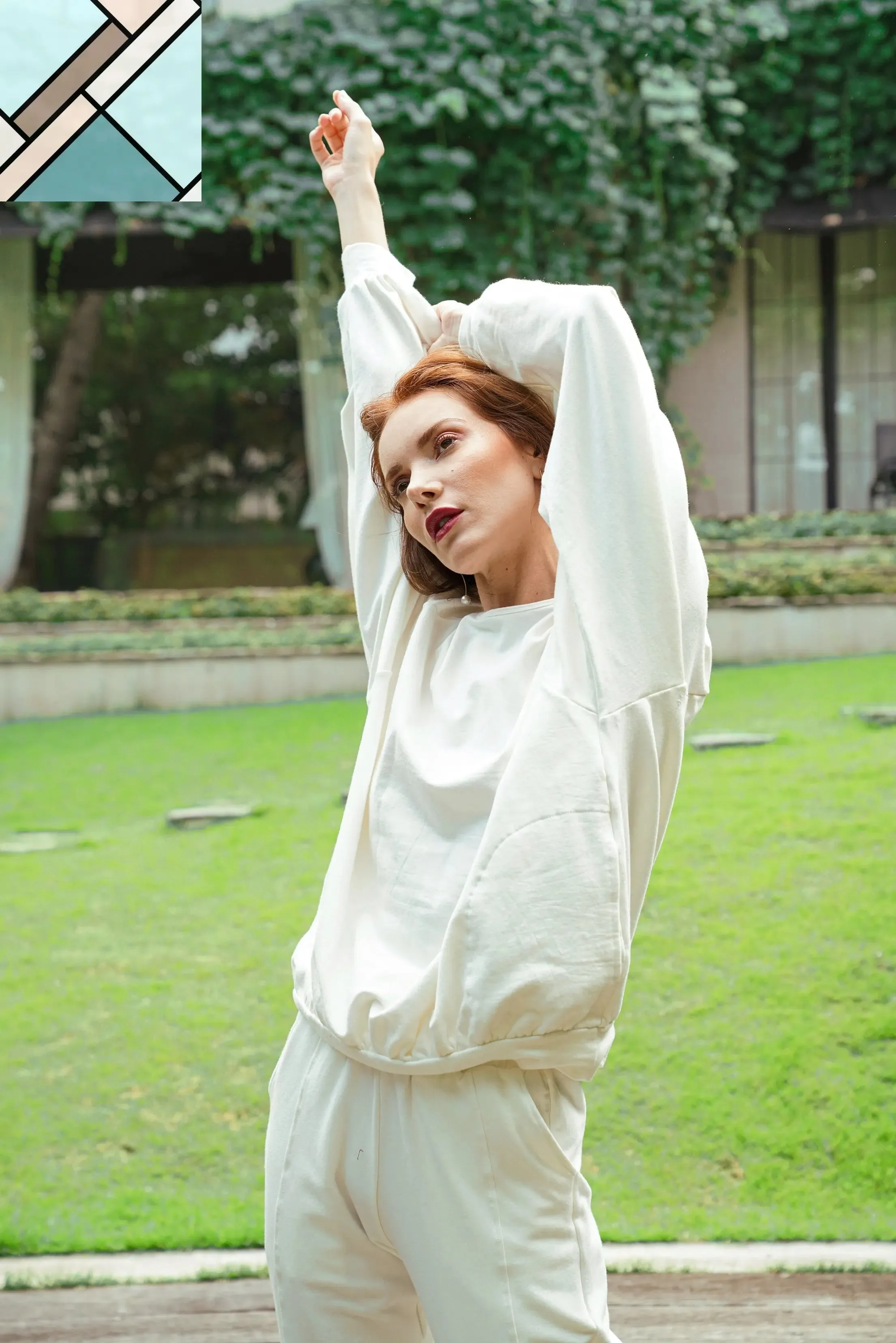 HALEY Bamboo Fleece Sweaters, in Off White by BrunnaCo