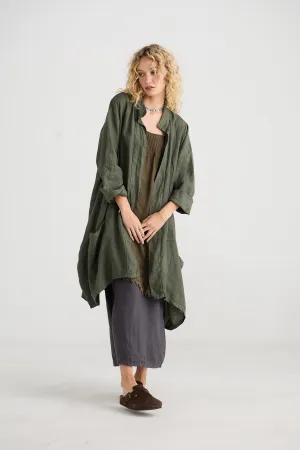 Harper Lee Linen jacket. Khaki