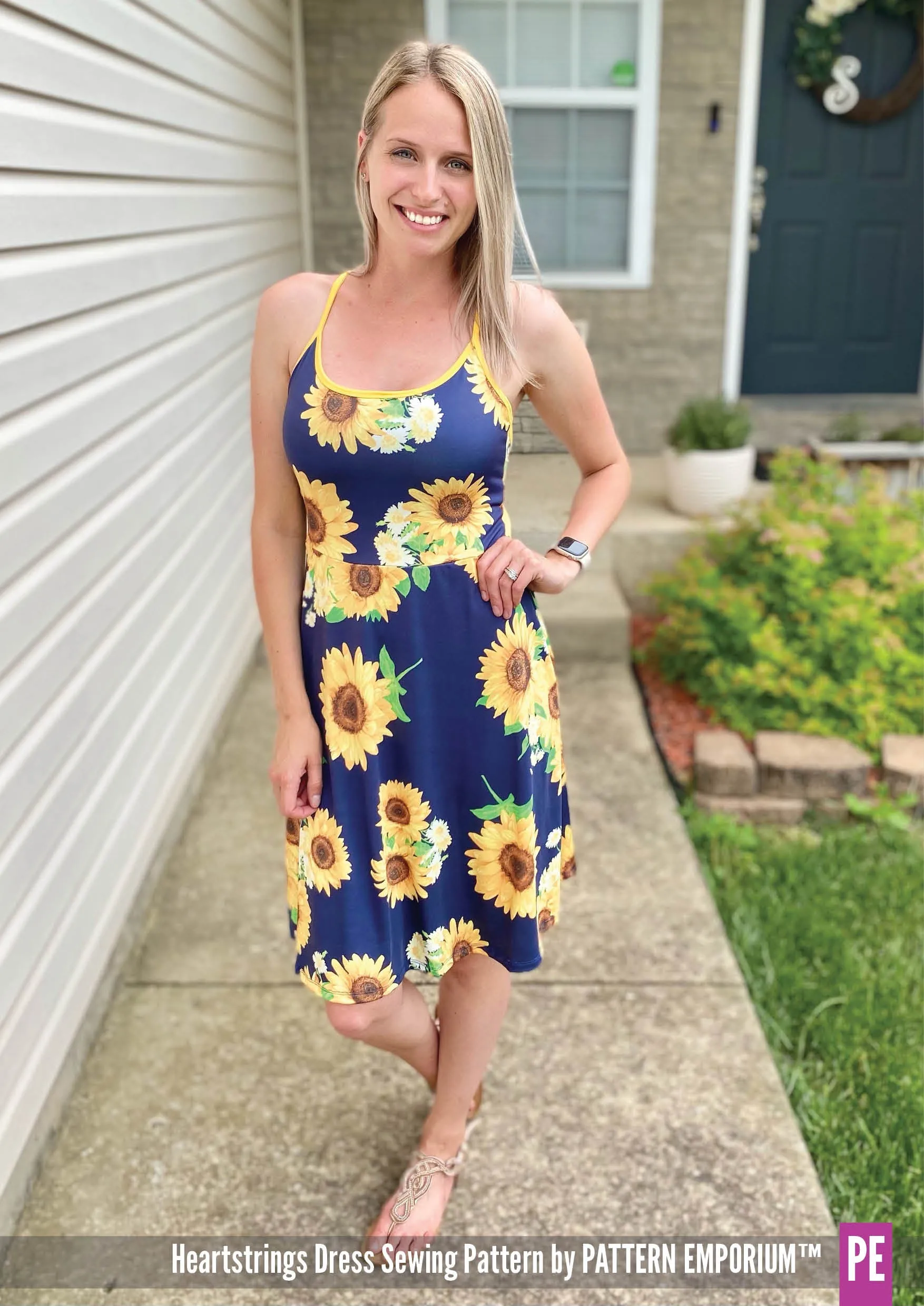 Heartstrings | Strappy Dress with Shelf Bra Sewing Pattern