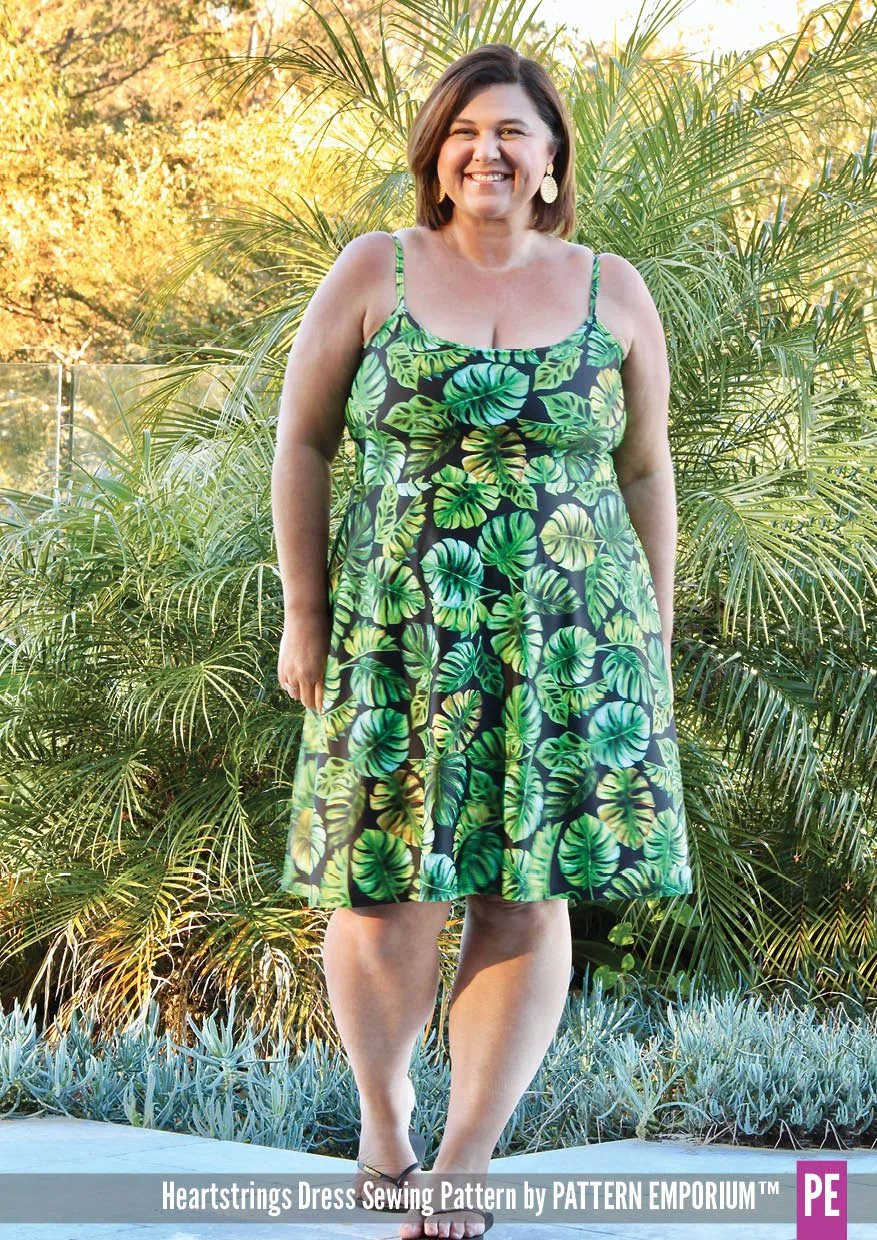 Heartstrings | Strappy Dress with Shelf Bra Sewing Pattern