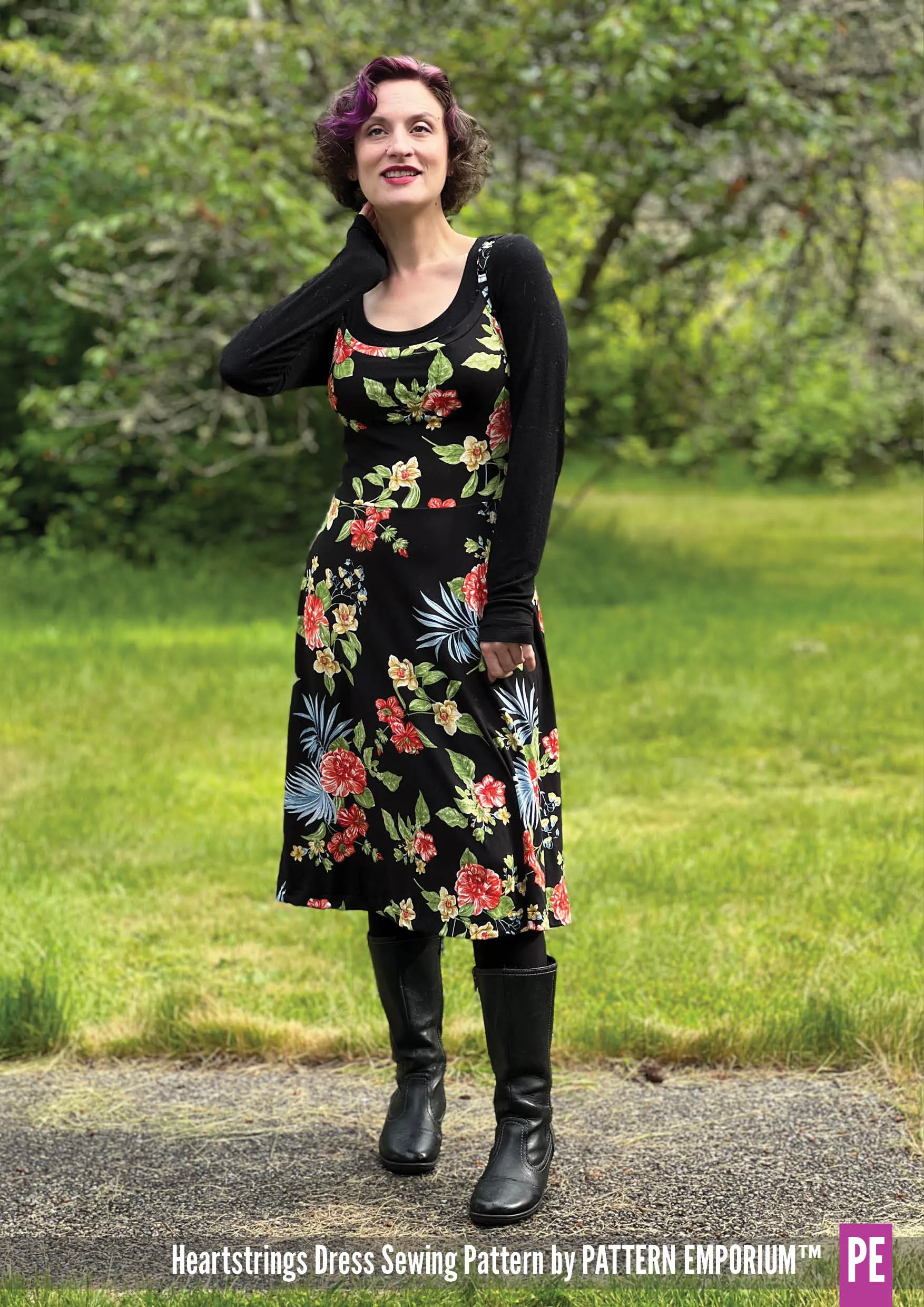 Heartstrings | Strappy Dress with Shelf Bra Sewing Pattern