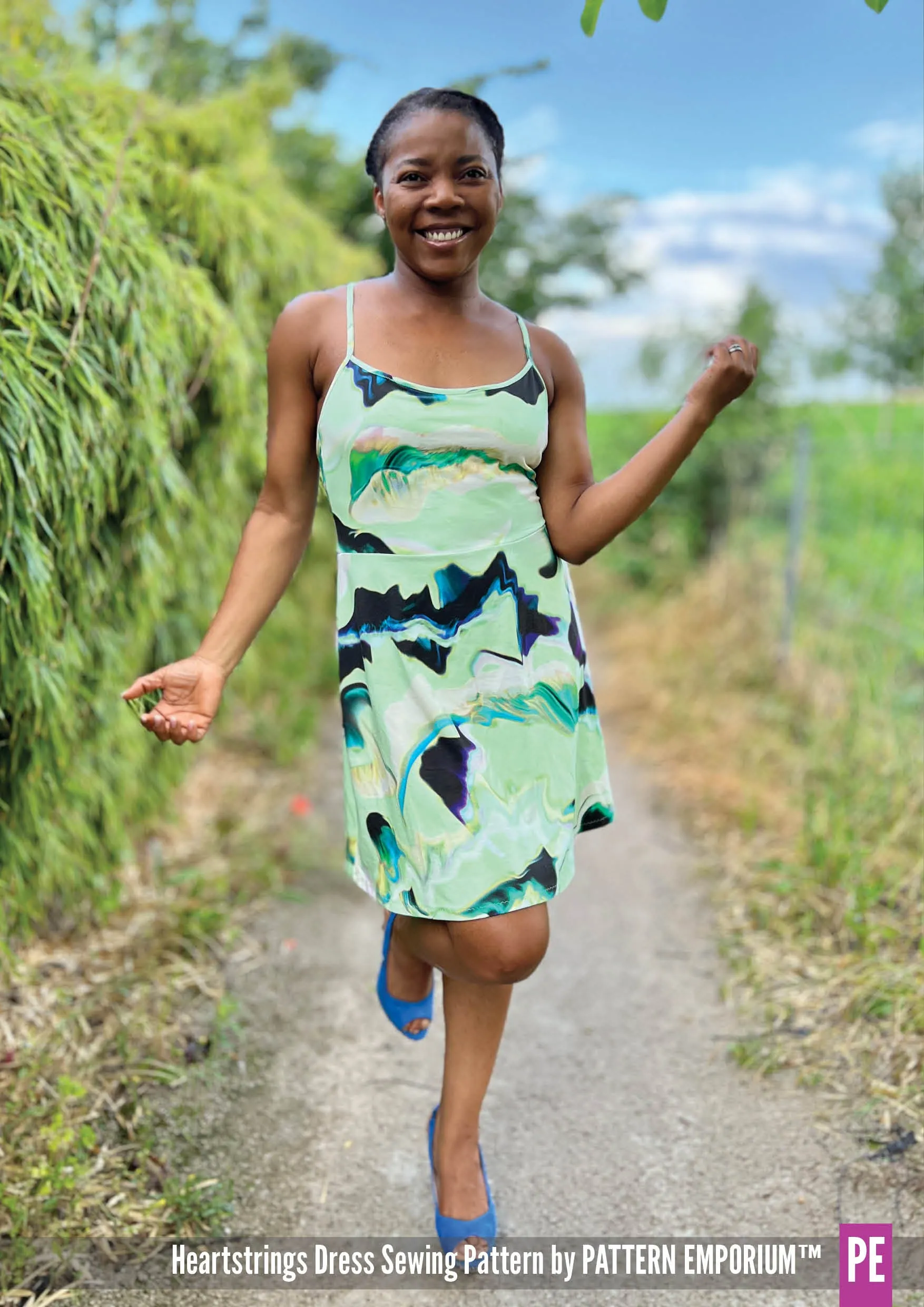 Heartstrings | Strappy Dress with Shelf Bra Sewing Pattern