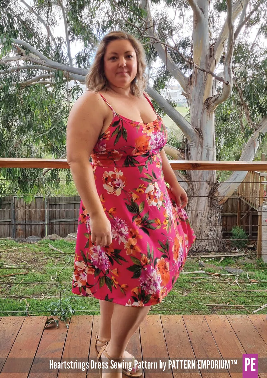 Heartstrings | Strappy Dress with Shelf Bra Sewing Pattern