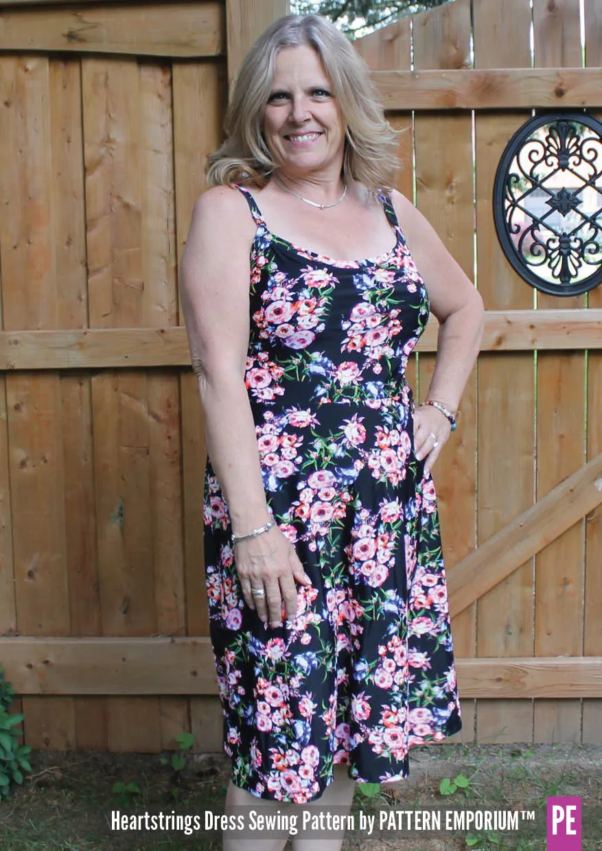 Heartstrings | Strappy Dress with Shelf Bra Sewing Pattern