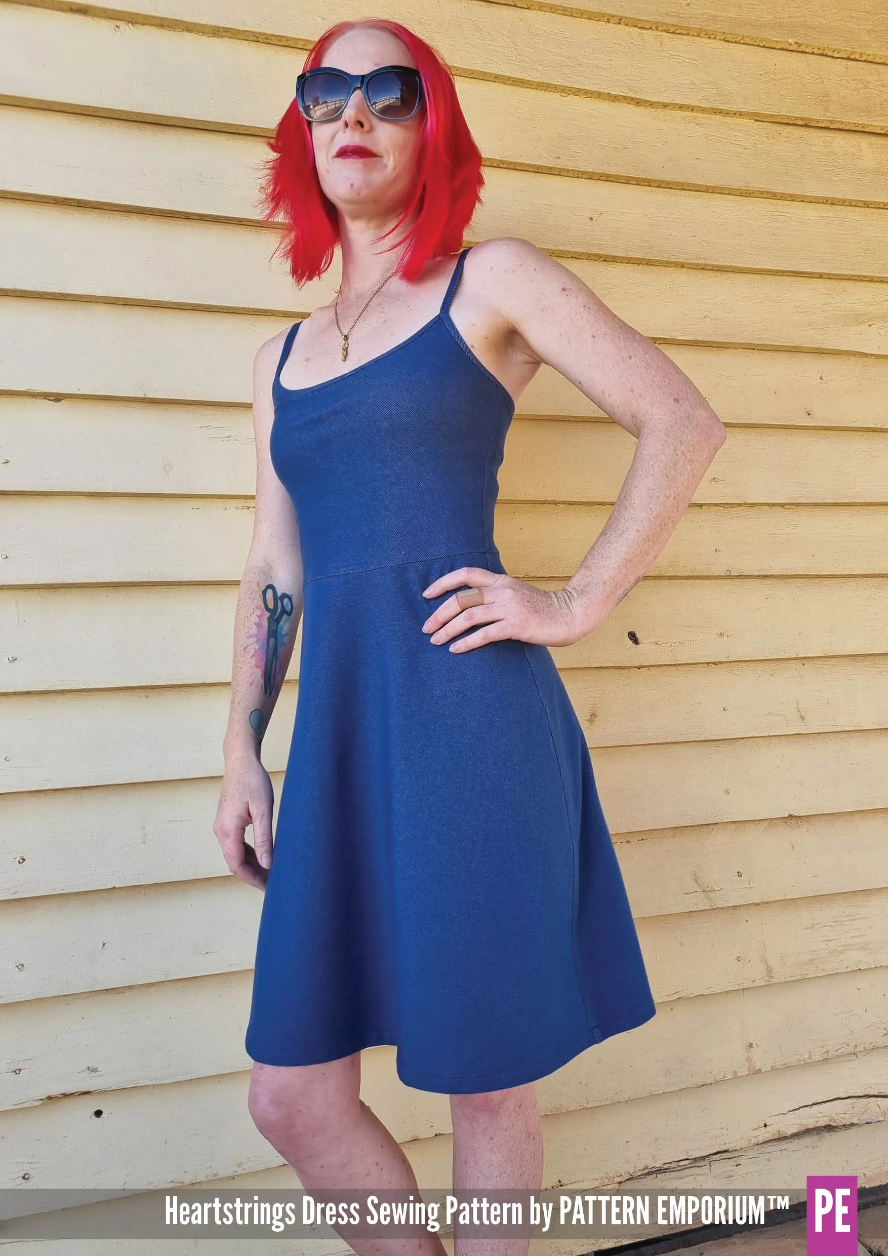 Heartstrings | Strappy Dress with Shelf Bra Sewing Pattern