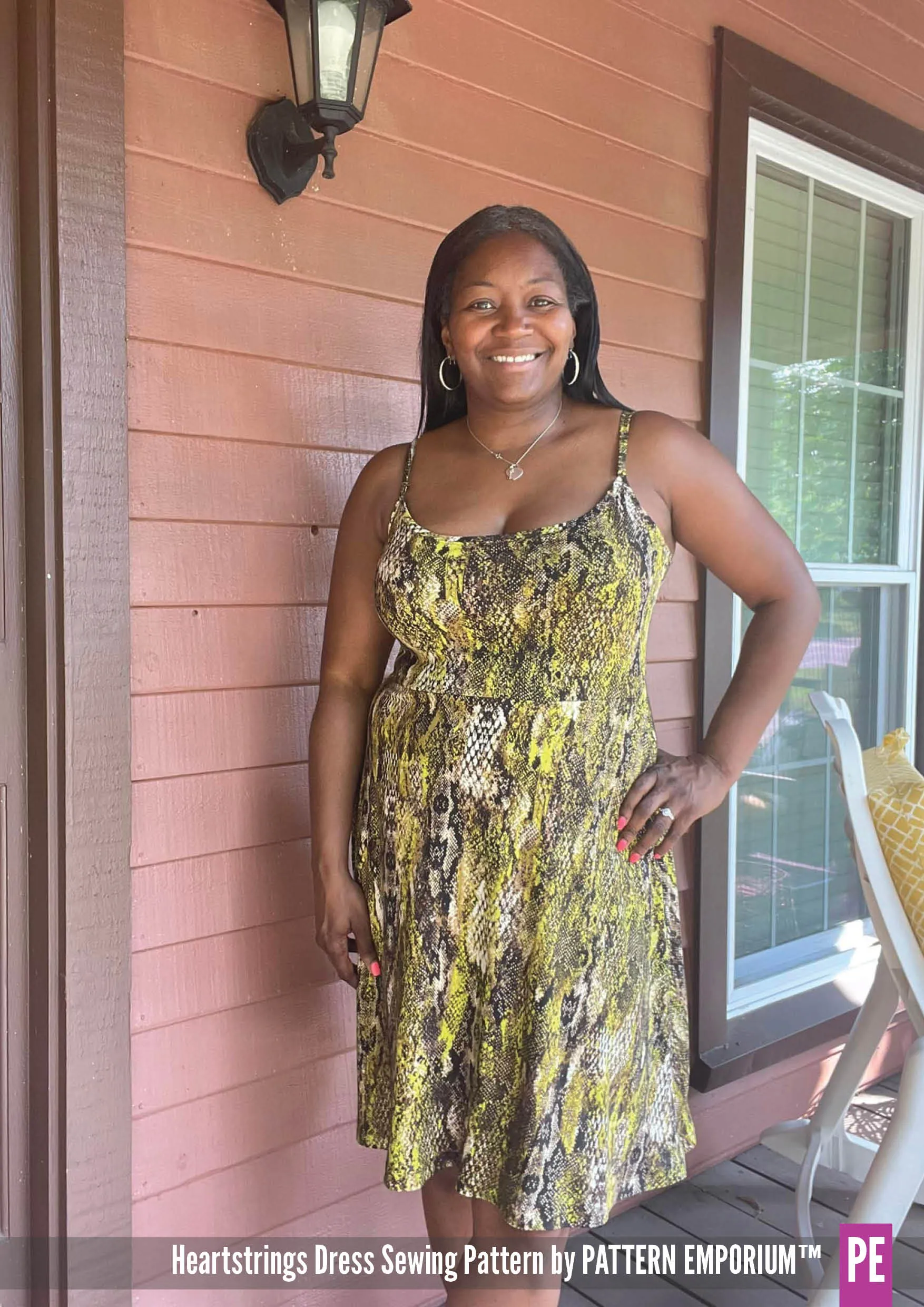 Heartstrings | Strappy Dress with Shelf Bra Sewing Pattern