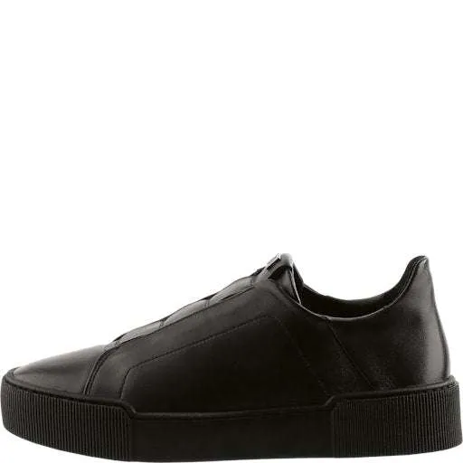 Hogl Black Slip On Trainer|10366001