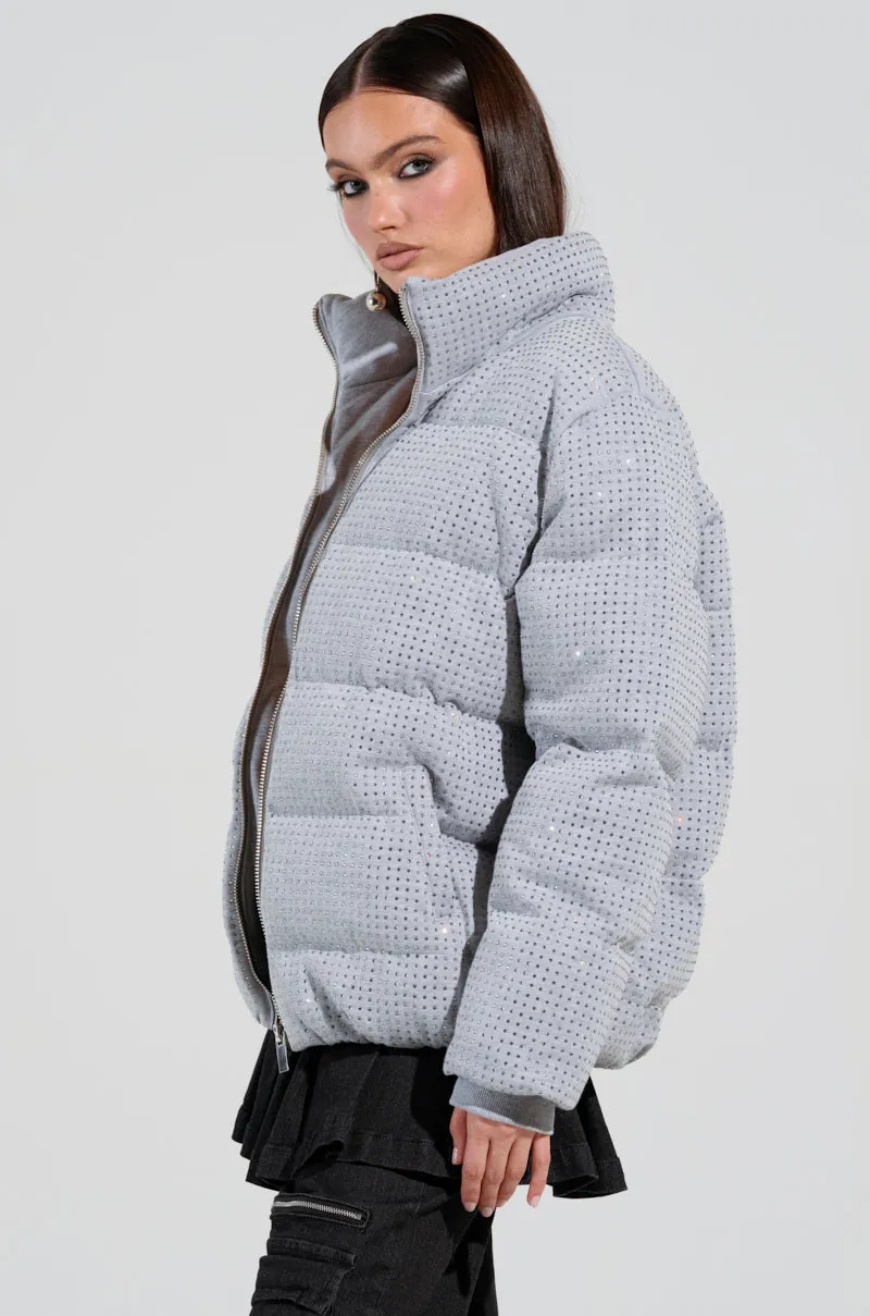 HOUDINI MID RHINESTONE PUFFER