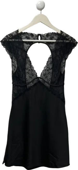 hunkemoller Black Inga Slip Dress UK S
