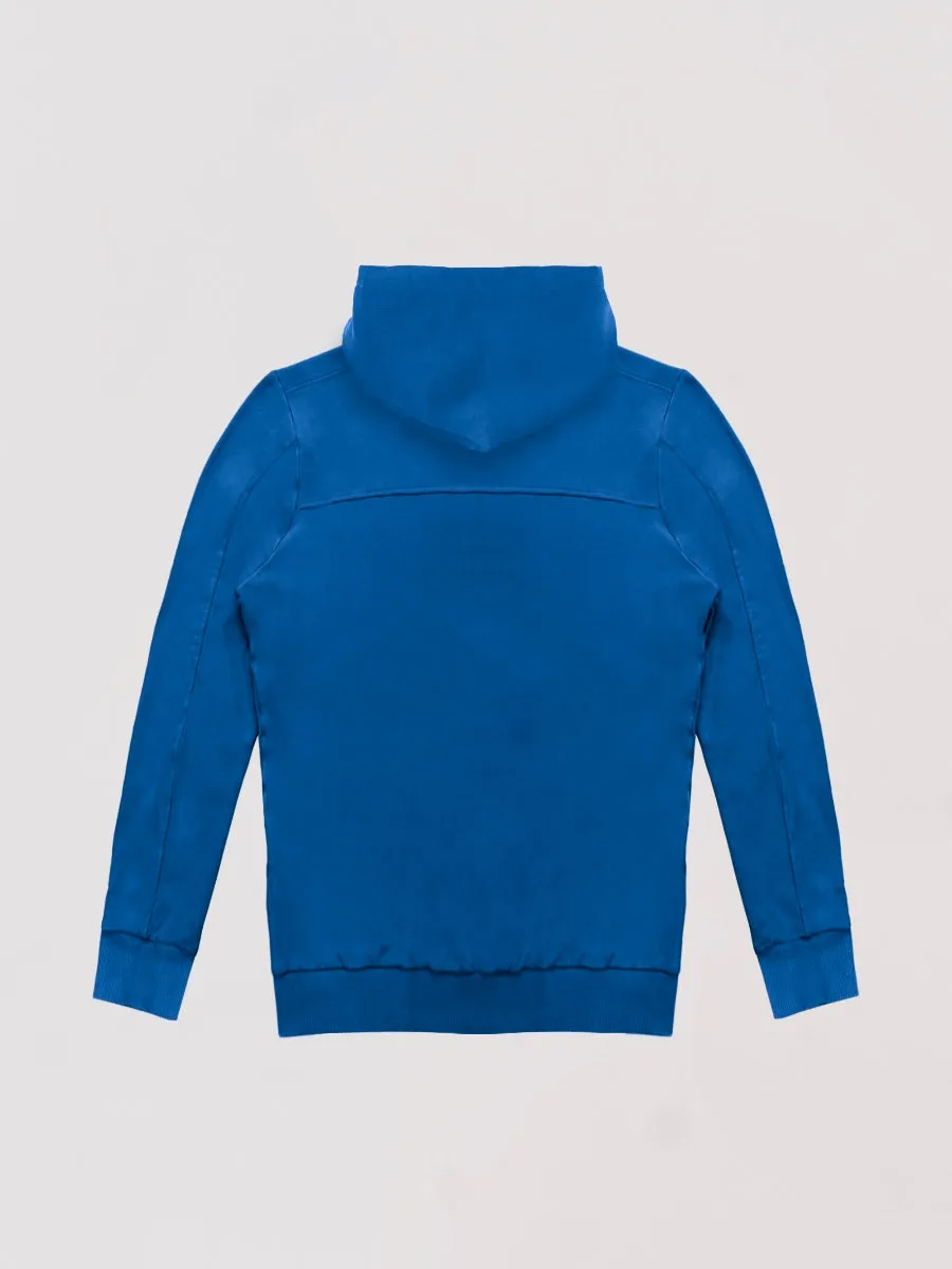 Hyper Stretch Hoodie In Electric Blue