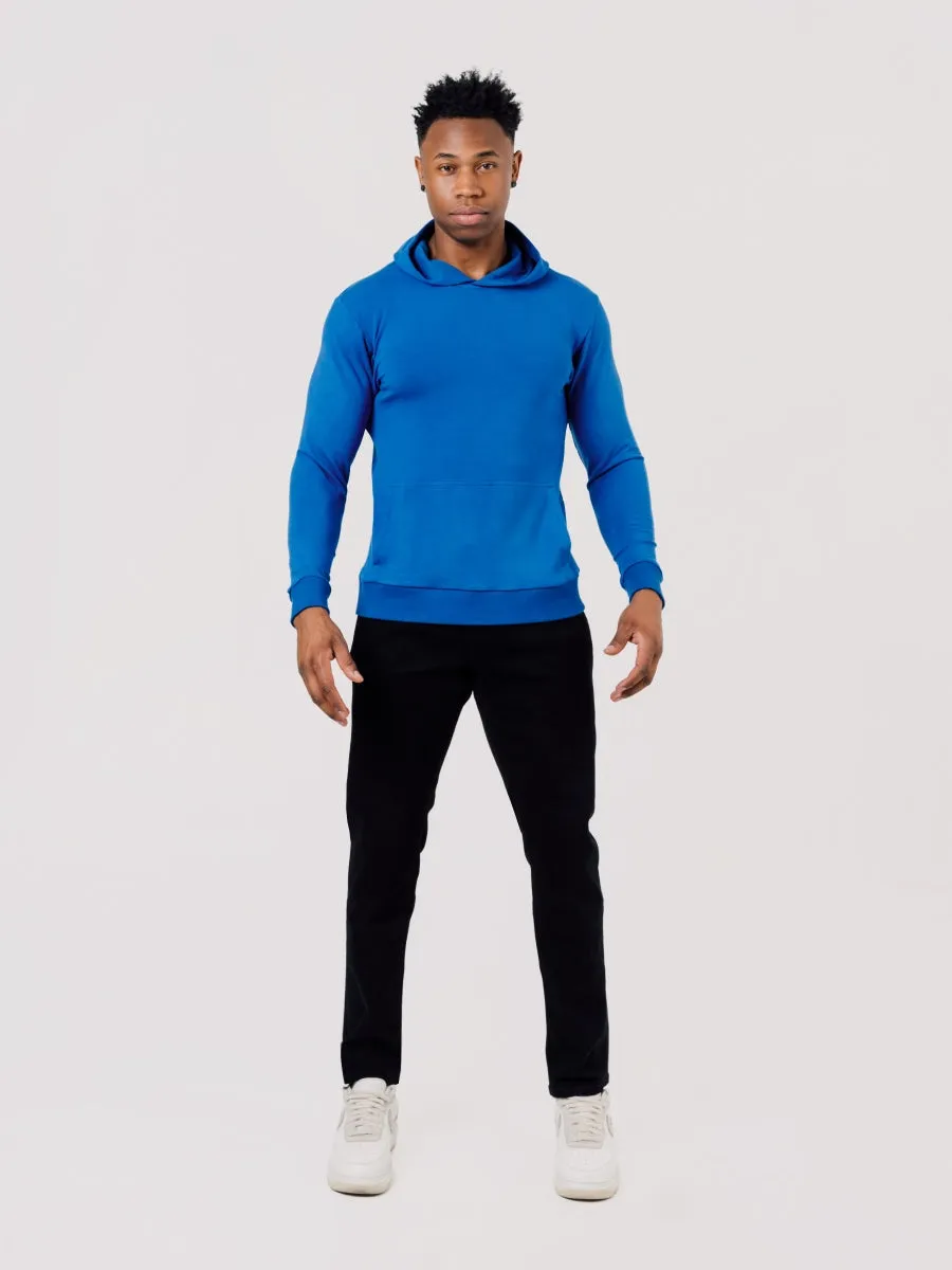 Hyper Stretch Hoodie In Electric Blue