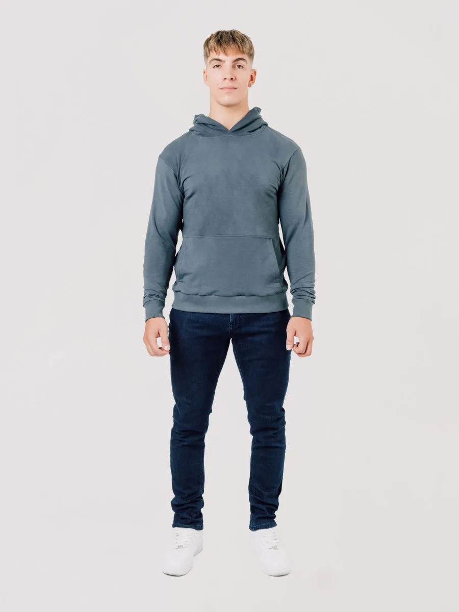 Hyper Stretch Hoodie In Smoke Grey