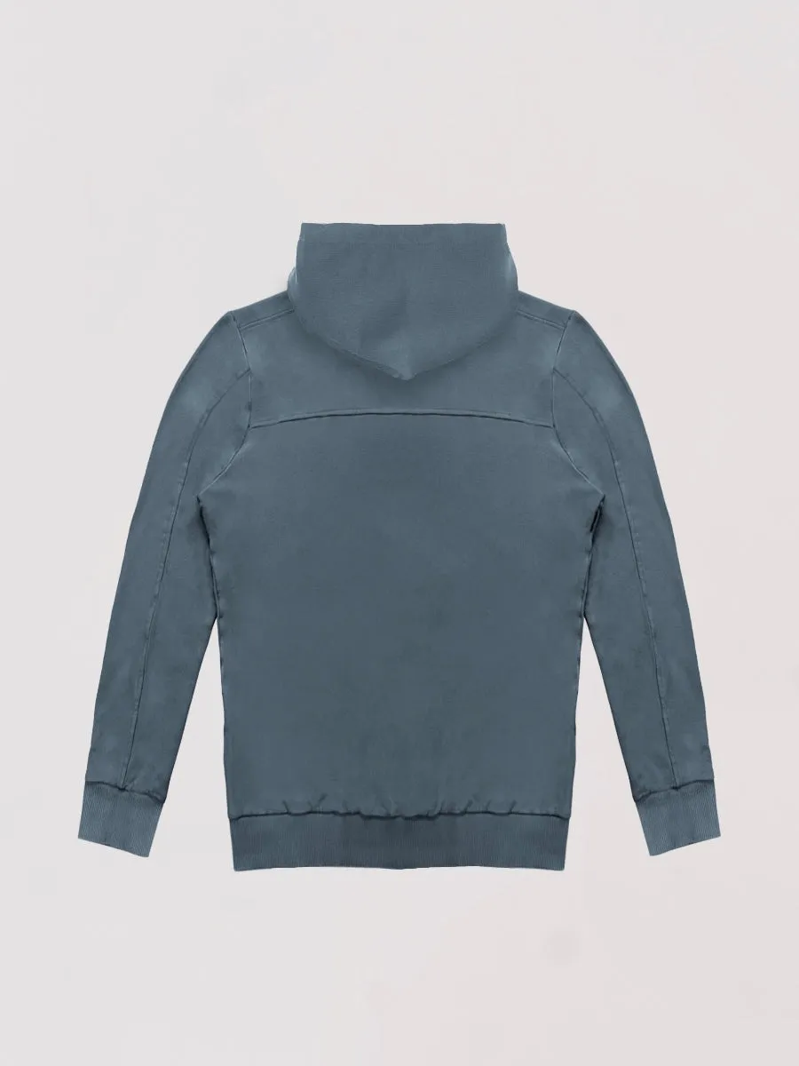 Hyper Stretch Hoodie In Smoke Grey