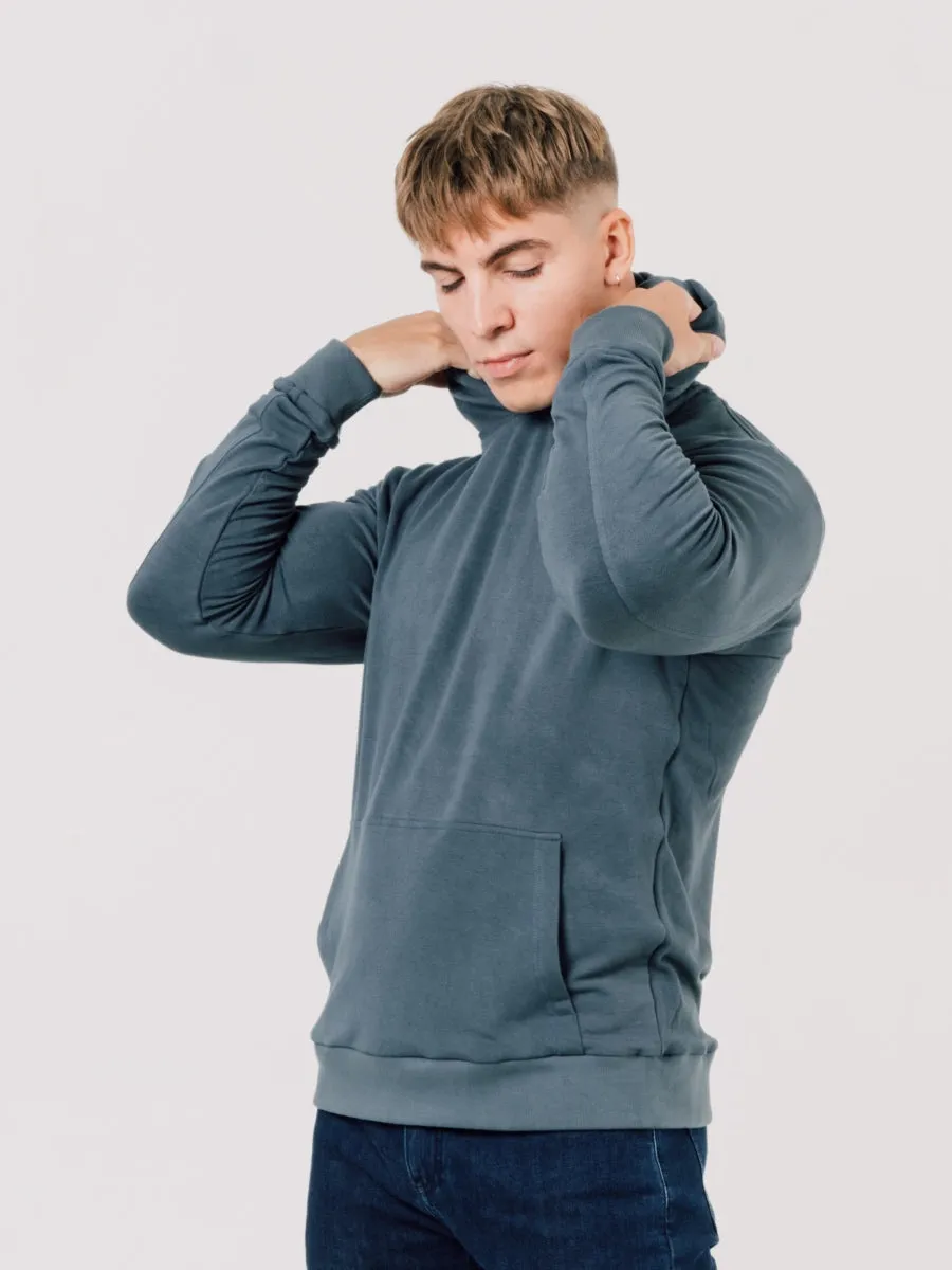 Hyper Stretch Hoodie In Smoke Grey