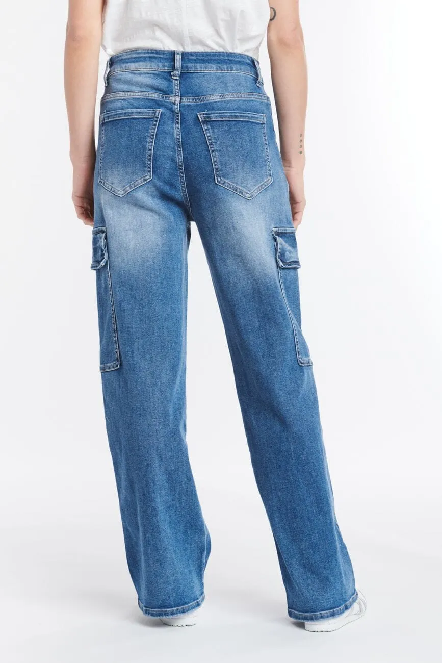 ITALIAN STAR Cargo Pant - Denim