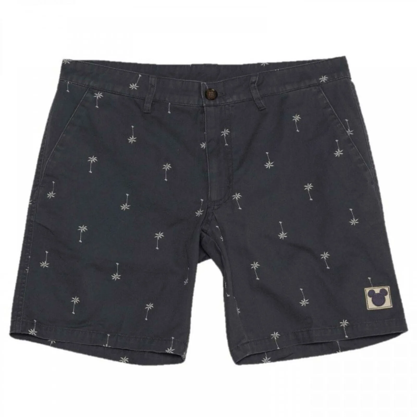 Junk Food Men's Mickey Mouse Palm Tree Print Chino Shorts