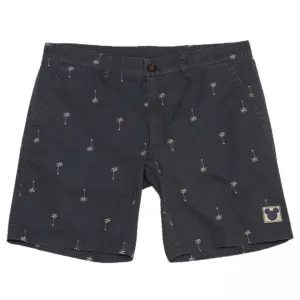 Junk Food Men's Mickey Mouse Palm Tree Print Chino Shorts
