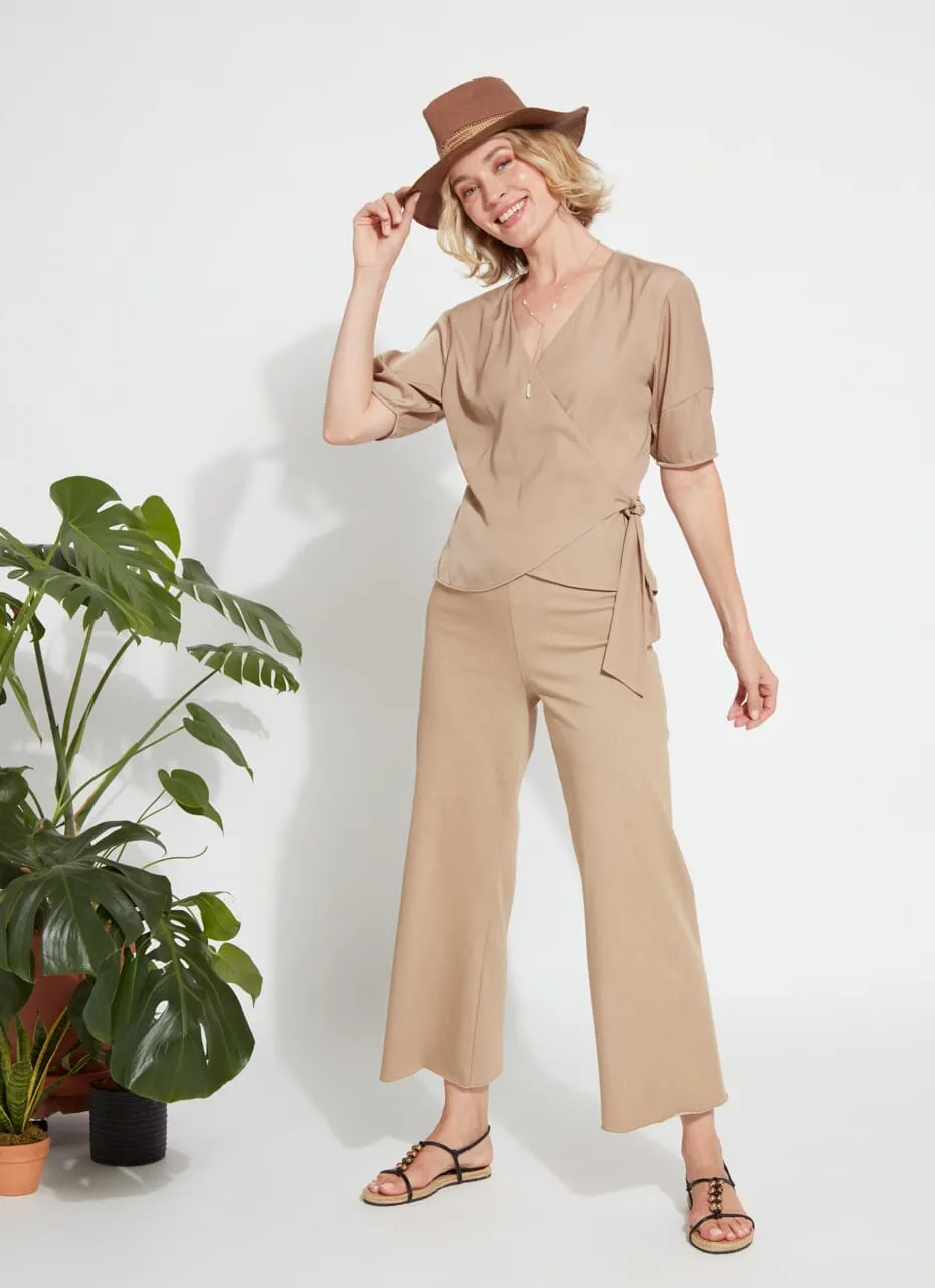 Juno Front Tie Wrap Top