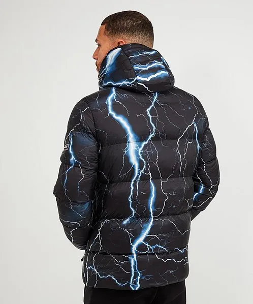 Kings Will Dream Bolt Short Puffer Jacket Black