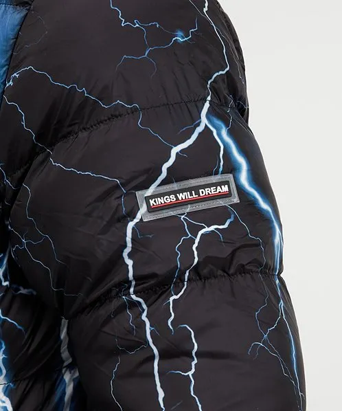 Kings Will Dream Bolt Short Puffer Jacket Black