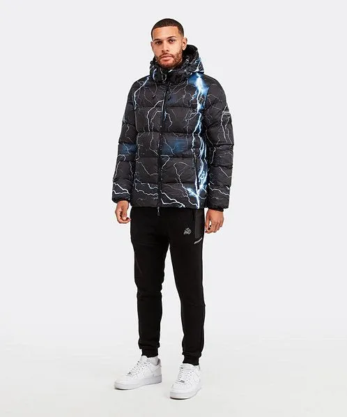 Kings Will Dream Bolt Short Puffer Jacket Black