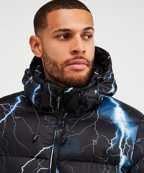 Kings Will Dream Bolt Short Puffer Jacket Black