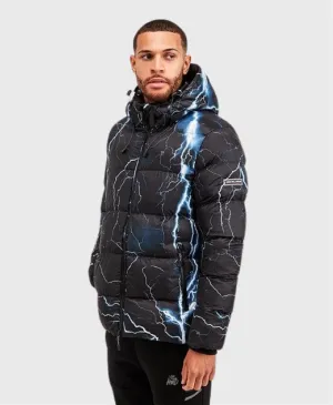 Kings Will Dream Bolt Short Puffer Jacket Black