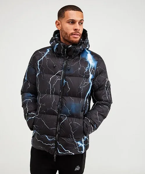 Kings Will Dream Bolt Short Puffer Jacket Black