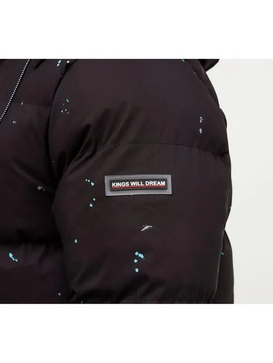Kings Will Dream Marino Short Puffer Jacket Black