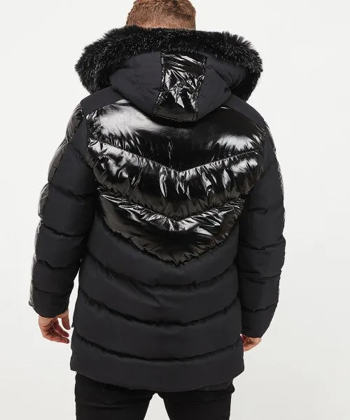 Kings Will Dream Rockwood Puffer Parka Black