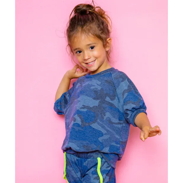 Koko Top | Camo | Blue