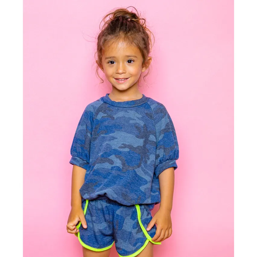 Koko Top | Camo | Blue