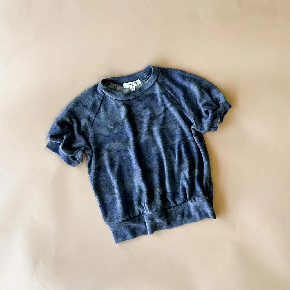 Koko Top | Camo | Blue
