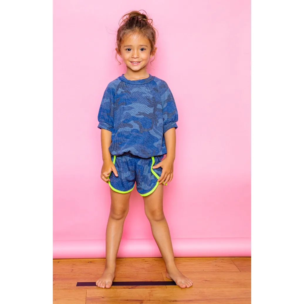 Koko Top | Camo | Blue