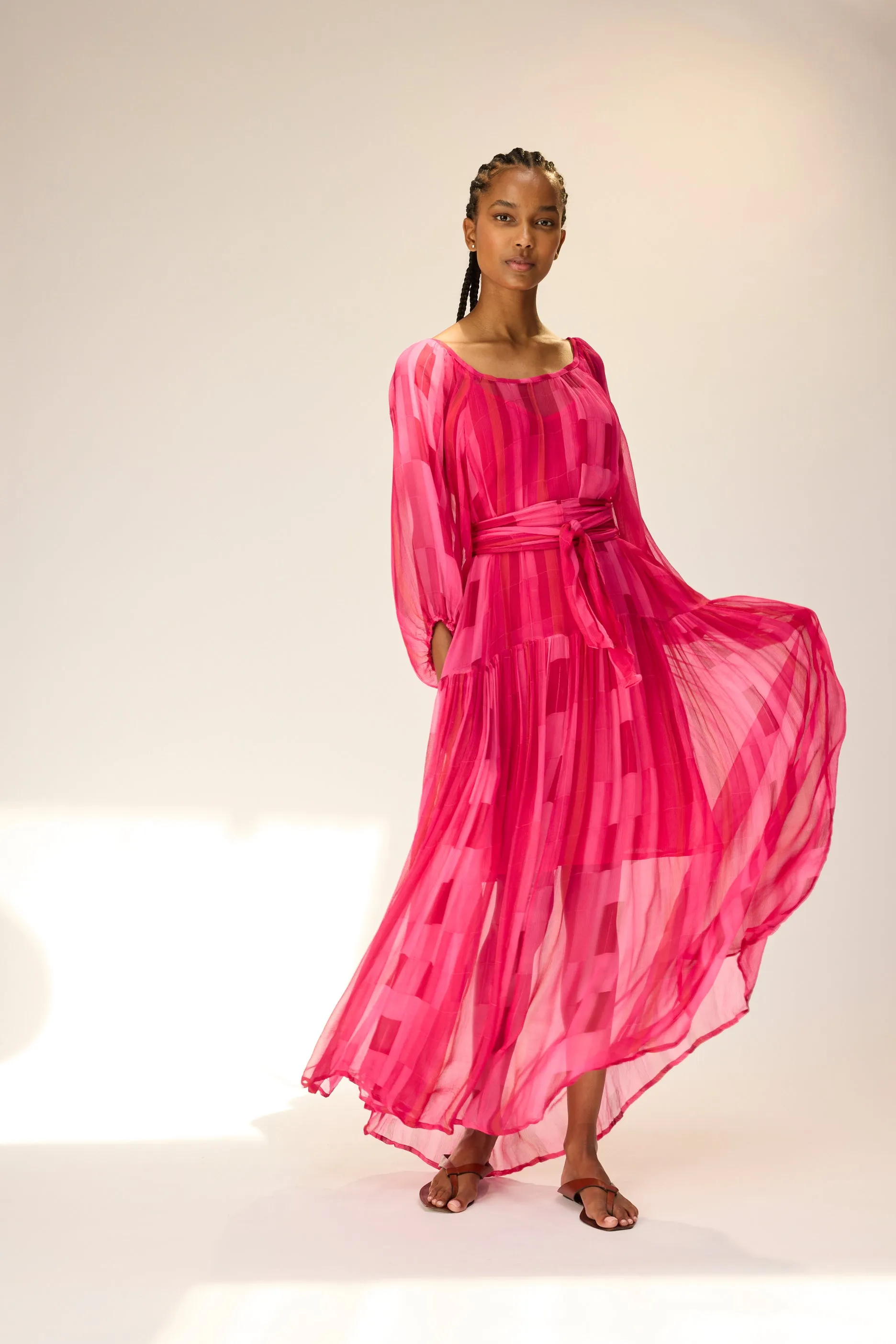 LAINEY DRESS WITH SASH