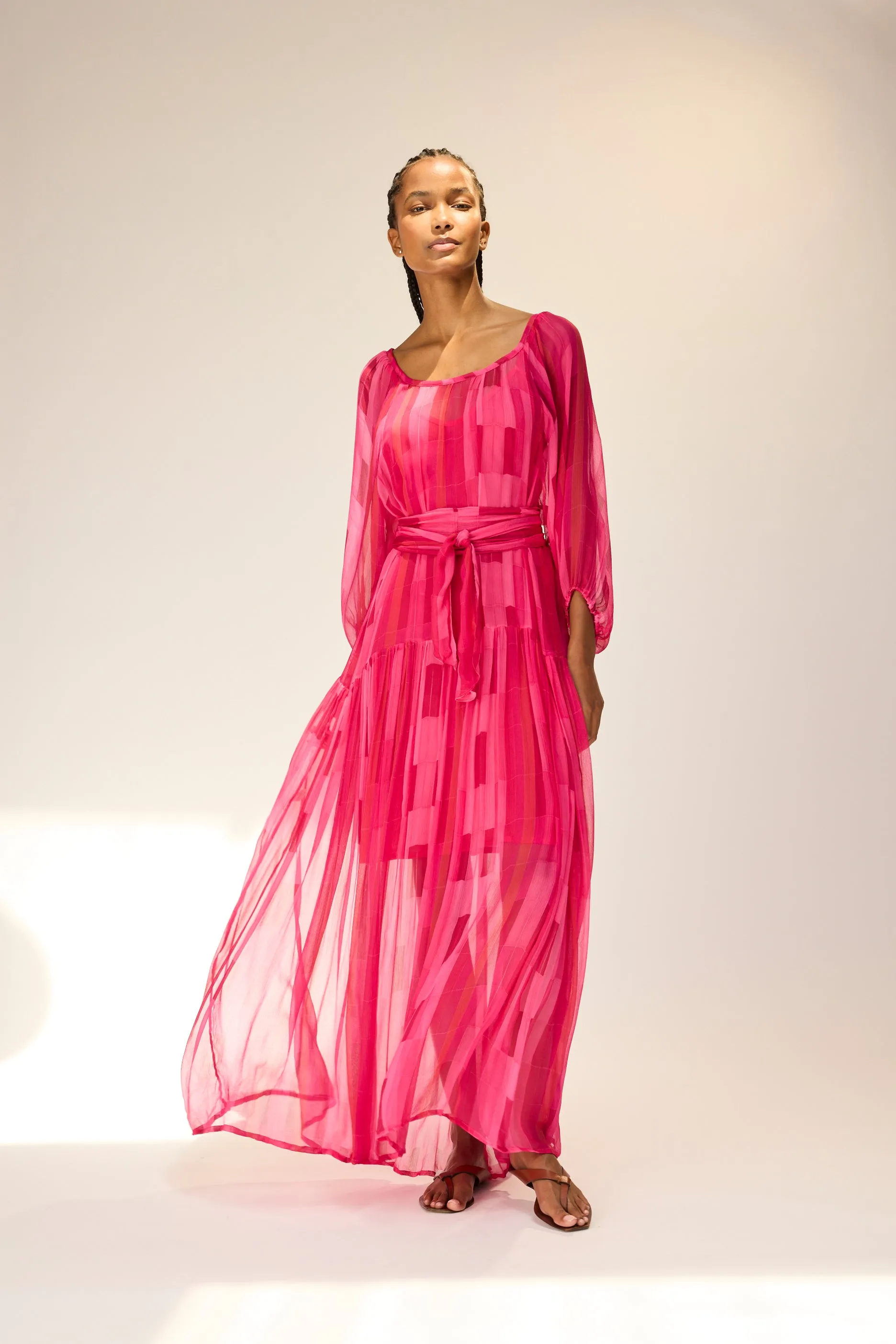 LAINEY DRESS WITH SASH