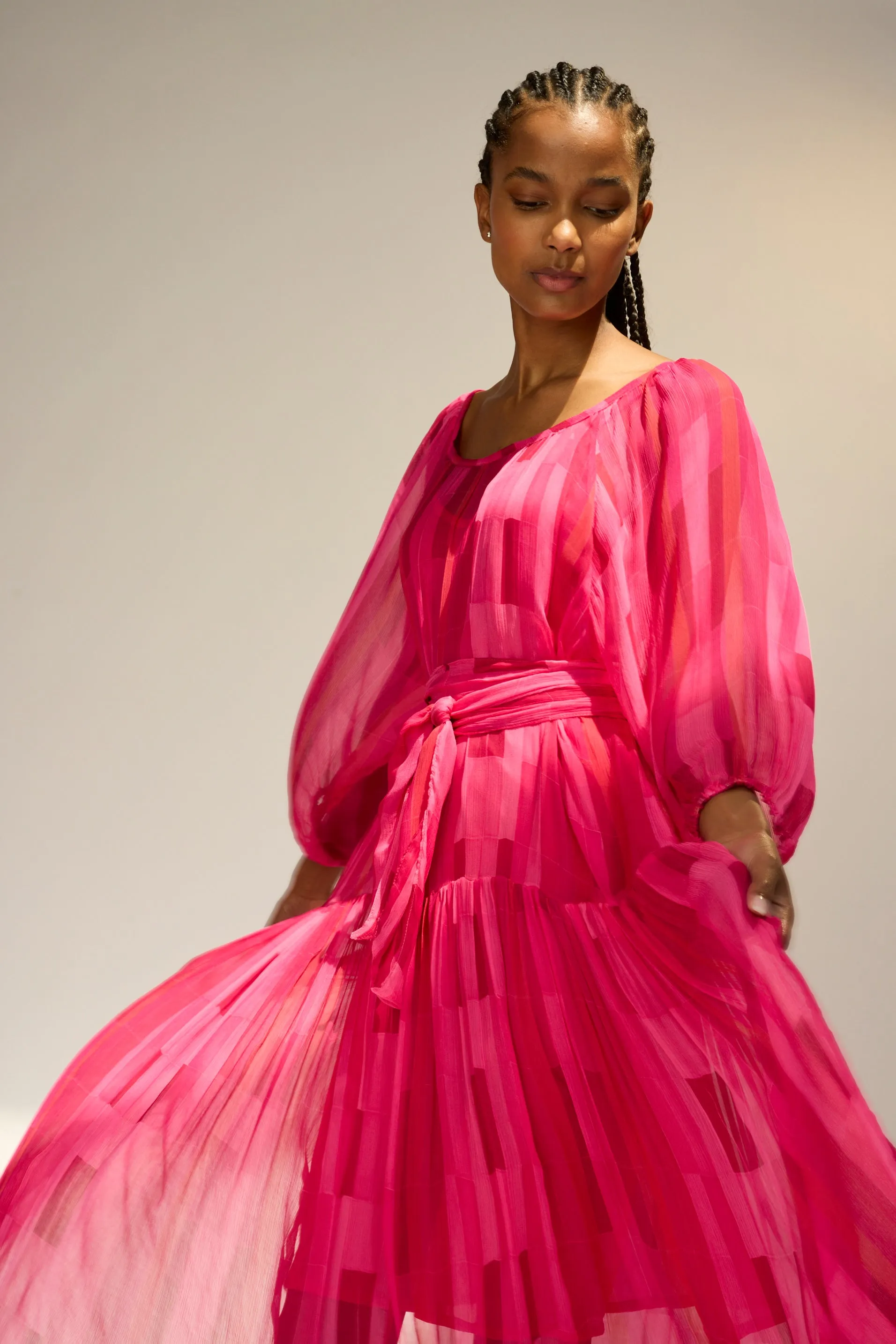 LAINEY DRESS WITH SASH