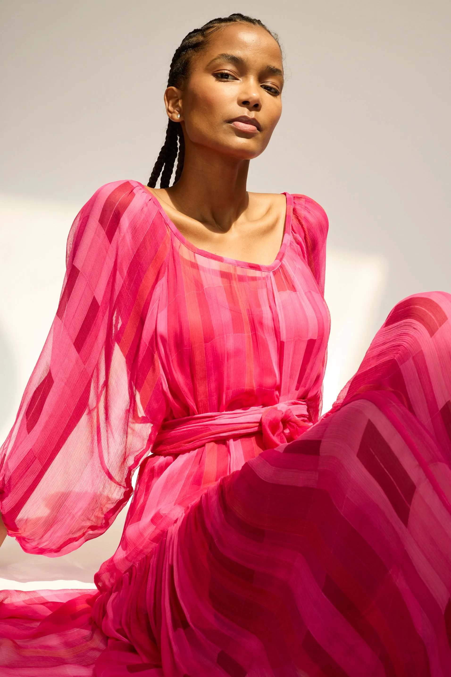 LAINEY DRESS WITH SASH