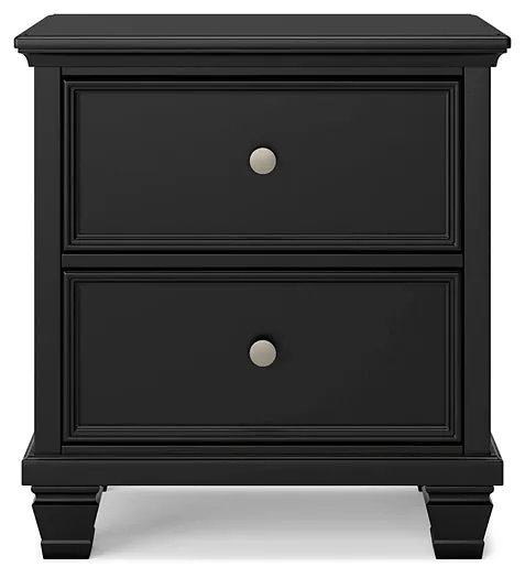 Lanolee Full Panel Bed with Mirrored Dresser, Chest and 2 Nightstands