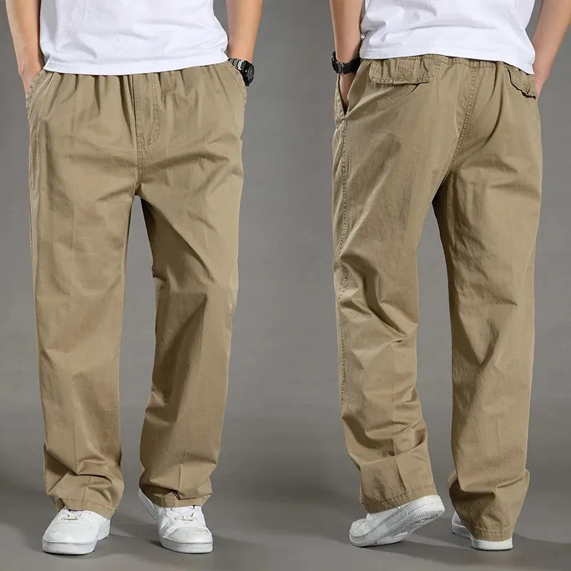 Large Size Cargo Joggers