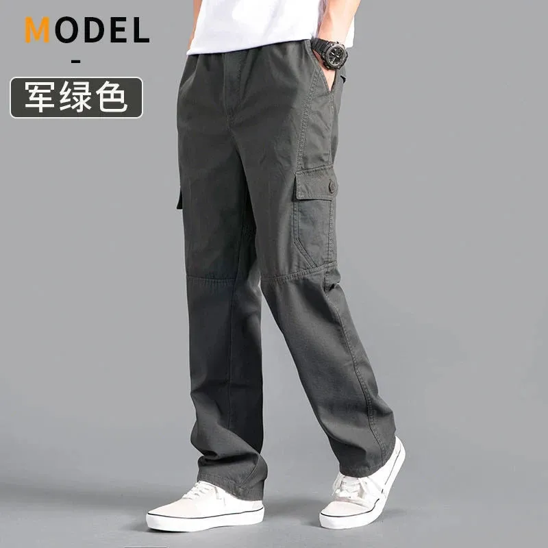 Large Size Cargo Joggers