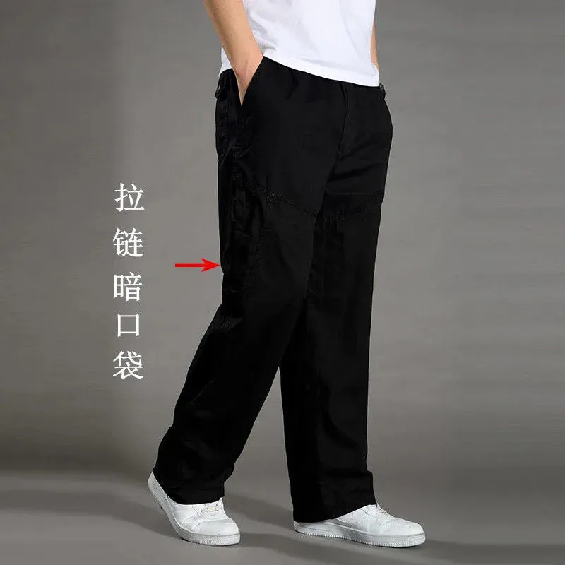 Large Size Cargo Joggers