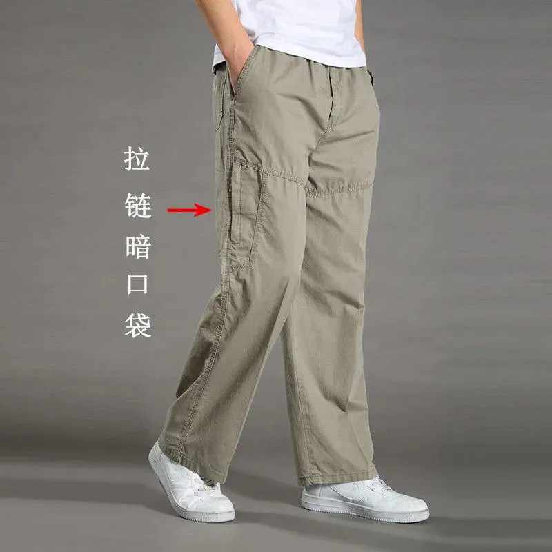 Large Size Cargo Joggers