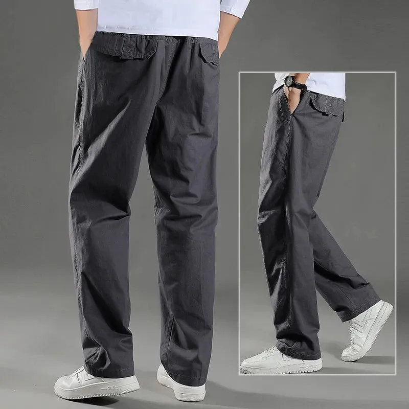 Large Size Cargo Joggers