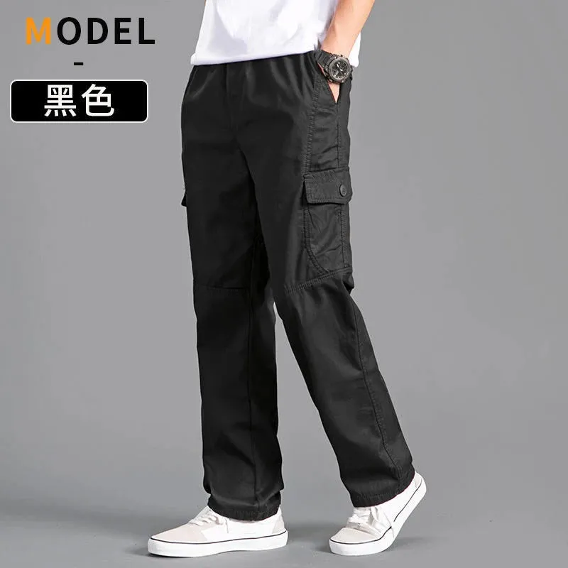 Large Size Cargo Joggers