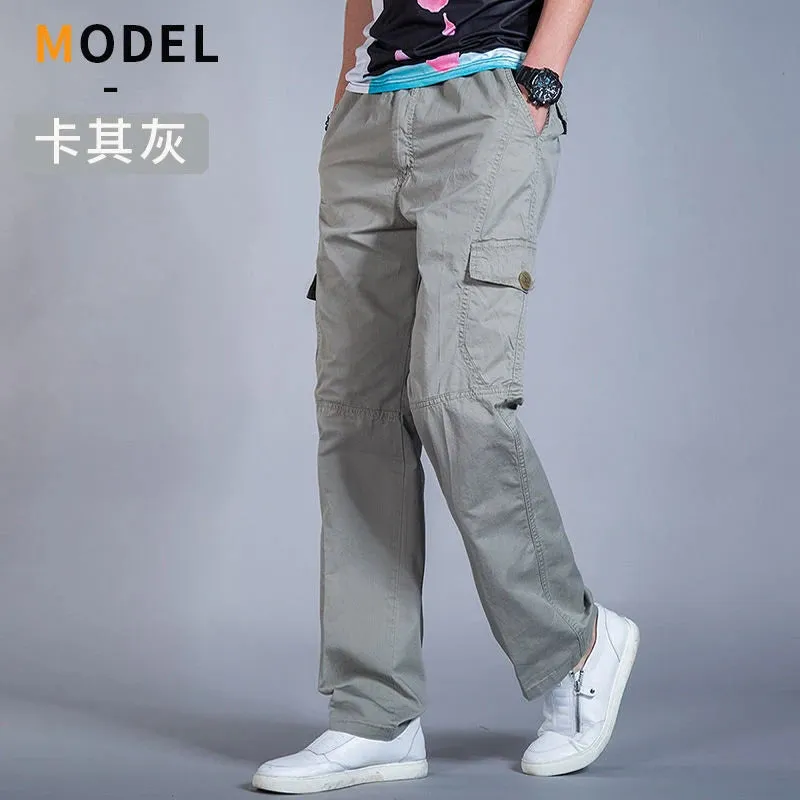 Large Size Cargo Joggers