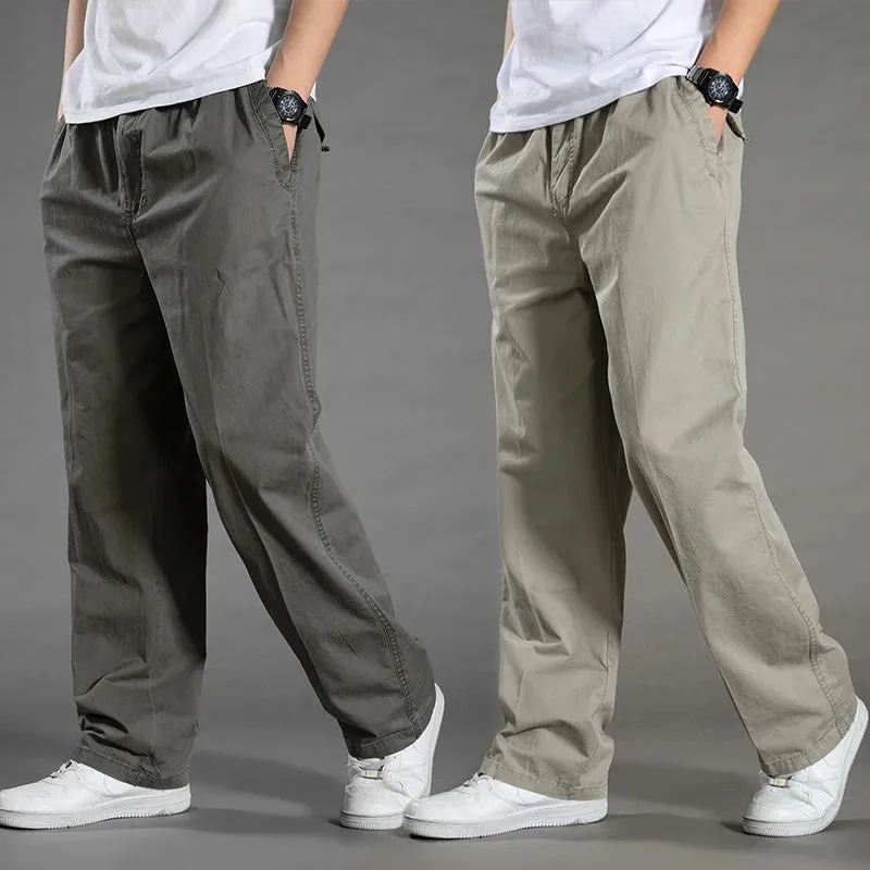 Large Size Cargo Joggers