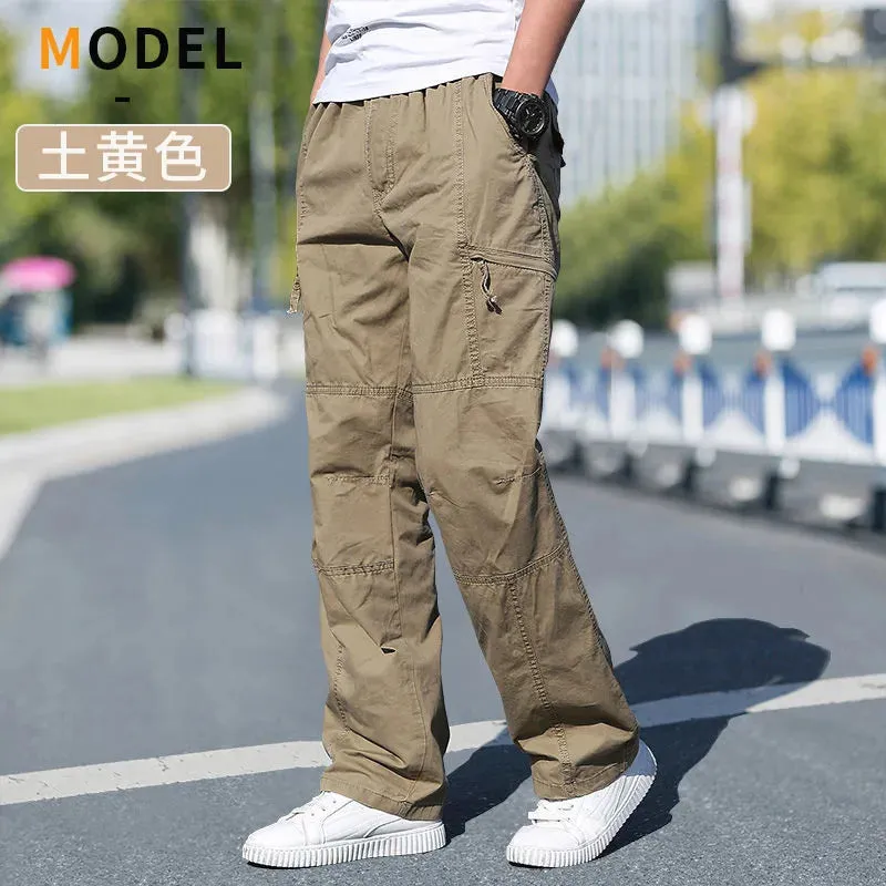 Large Size Cargo Joggers