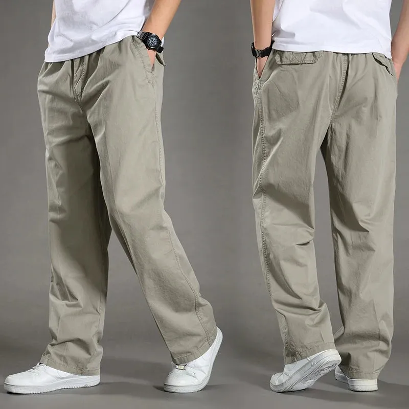Large Size Cargo Joggers